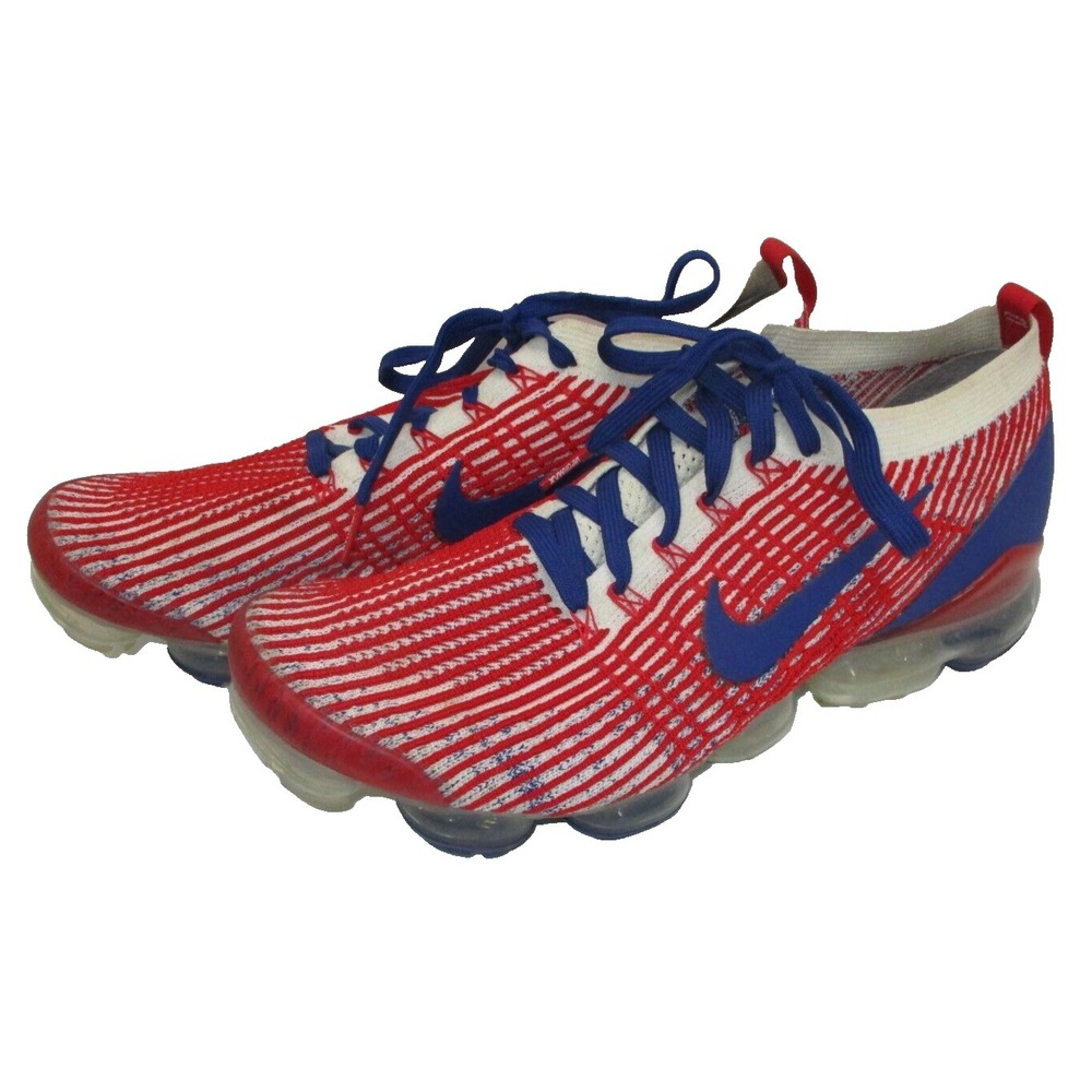 NIKE Air Vapormax 3.0 Flyknit USA Red-White-Blue Running Shoe - Men's SIZE 12